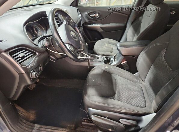 1C4PJMCB9KD413482 2019 JEEP CHEROKEE Blue Widok wnętrza z przodu