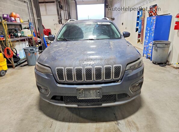 1C4PJMCB9KD413482 2019 JEEP CHEROKEE Blue Widok z przodu