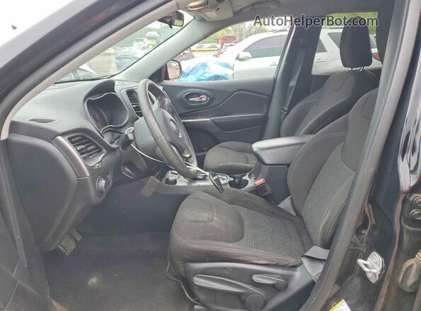 1C4PJMCB9LD560354 2020 JEEP CHEROKEE Black Widok wnętrza z przodu