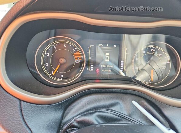 1C4PJMCBXGW296734 2016 JEEP CHEROKEE Black Vista del cuadro de instrumentos