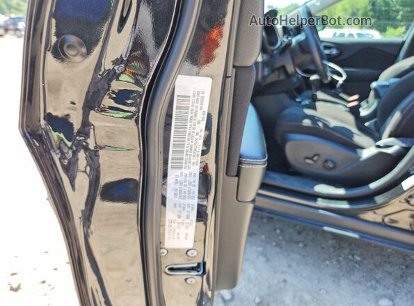 1C4PJMCBXGW296734 2016 JEEP CHEROKEE Black Vista de la etiqueta del VIN