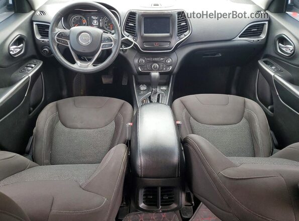 1C4PJMCBXKD121730 2019 JEEP CHEROKEE Black Вид панелі приладів