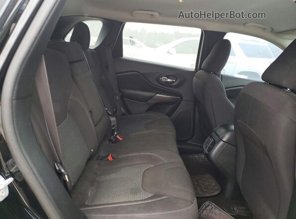 1C4PJMCBXKD121730 2019 JEEP CHEROKEE Black Вид задньої частини салону