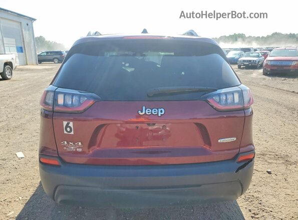 1C4PJMCBXKD188439 2019 JEEP CHEROKEE Red Rear view