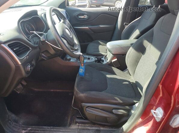 1C4PJMCBXKD188439 2019 JEEP CHEROKEE Red Front interior view