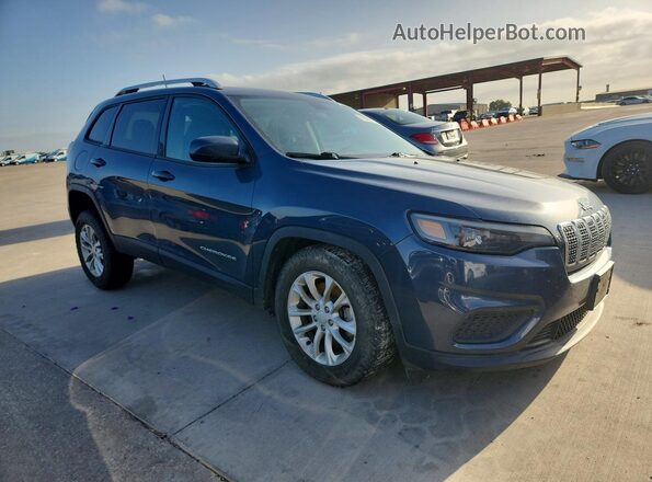 1C4PJMCBXLD617189 2020 JEEP CHEROKEE Blue Przód prawy
