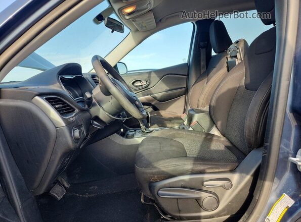 1C4PJMCBXLD617189 2020 JEEP CHEROKEE Blue Widok wnętrza z przodu