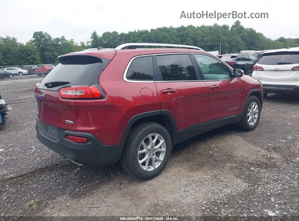 1C4PJMCS0GW255903 2016 JEEP CHEROKEE Maroon Trasero derecho