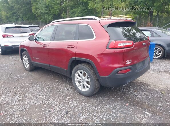 1C4PJMCS0GW255903 2016 JEEP CHEROKEE Maroon Trasero izquierdo