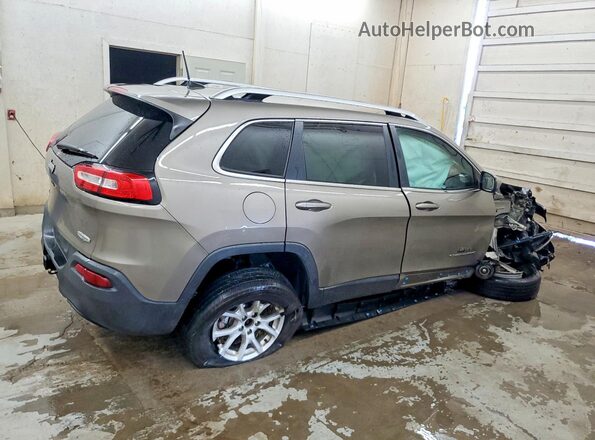 1C4PJMCS0GW283412 2016 JEEP CHEROKEE Бежевый Задняя правая четверть