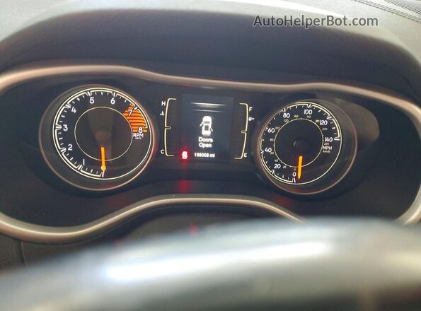 1C4PJMCS0GW283412 2016 JEEP CHEROKEE Бежевый Вид щитка приборов
