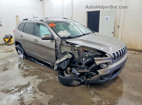 1C4PJMCS0GW283412 2016 JEEP CHEROKEE Бежевый Передняя правая четверть