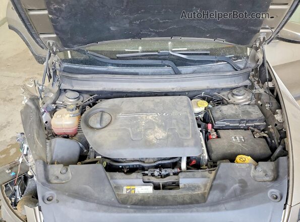 1C4PJMCS0GW283412 2016 JEEP CHEROKEE Бежевый Вид подкапотного пространства
