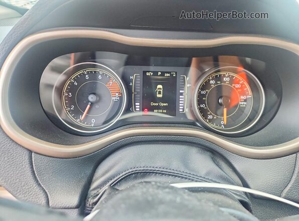 1C4PJMCS0GW296077 2016 JEEP CHEROKEE Серый Вид щитка приборов