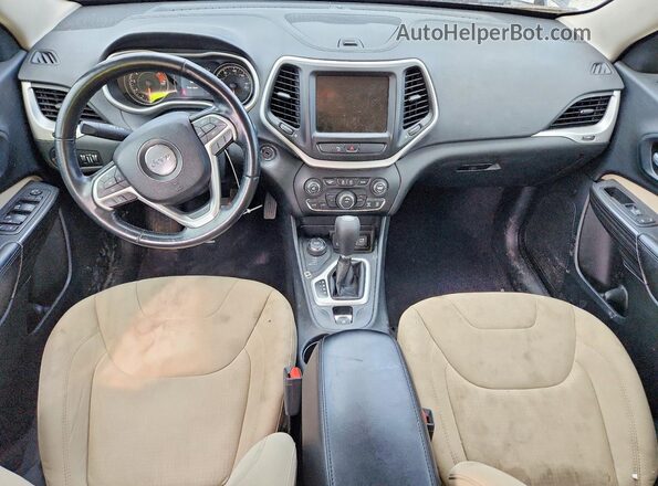 1C4PJMCS0GW322841 2016 JEEP CHEROKEE Black წინა პანელის ხედი