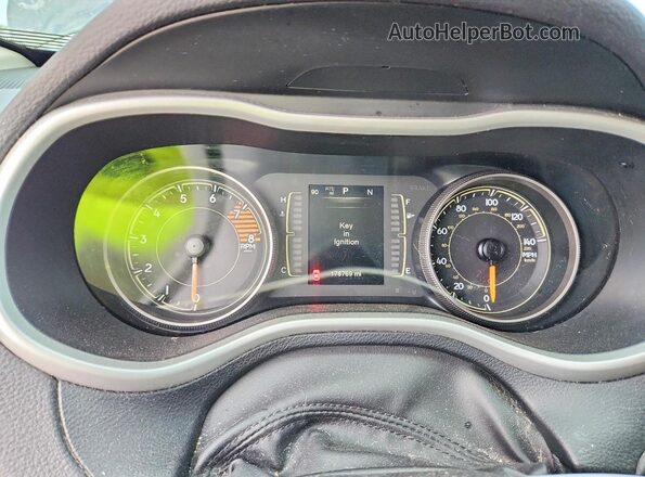 1C4PJMCS0GW322841 2016 JEEP CHEROKEE Black ხელსაწყოთა პანელის ხედი