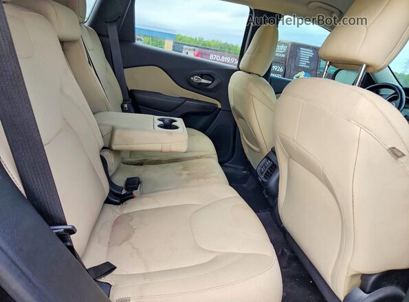 1C4PJMCS0GW322841 2016 JEEP CHEROKEE Black უკანა სავარძლების ხედი