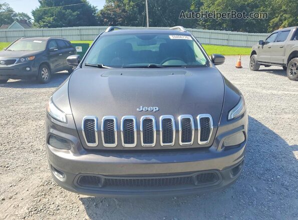 1C4PJMCS1HW606254 2017 JEEP CHEROKEE Угольный Вид спереди
