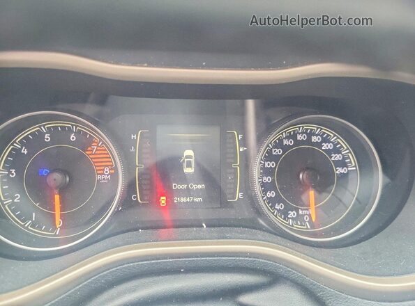 1C4PJMCS2GW173462 2016 JEEP CHEROKEE Gray Սարքավորումների վահանակի տեսք