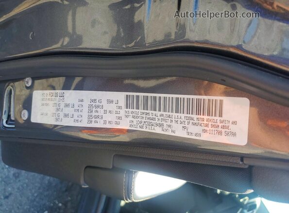 1C4PJMCS2GW194909 2016 JEEP CHEROKEE Gray Vista de la etiqueta del VIN
