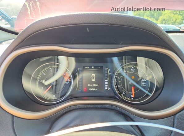 1C4PJMCS3GW145699 2016 JEEP CHEROKEE Red Instrument cluster view
