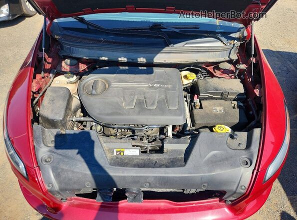 1C4PJMCS3GW145699 2016 JEEP CHEROKEE Red Engine compartment view
