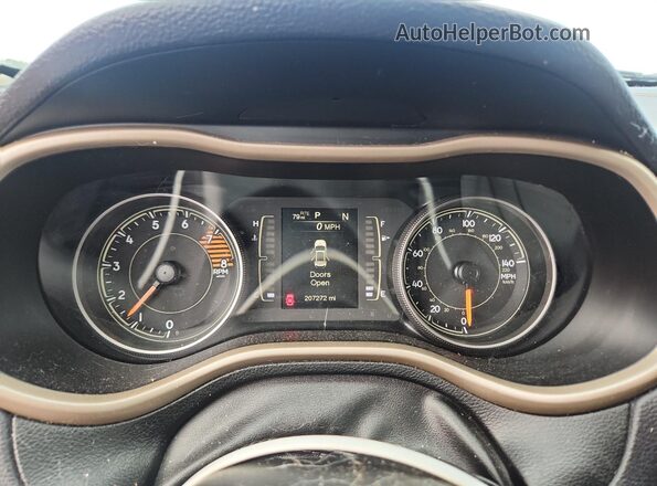 1C4PJMCS4HD238924 2017 JEEP CHEROKEE Red ხელსაწყოთა პანელის ხედი