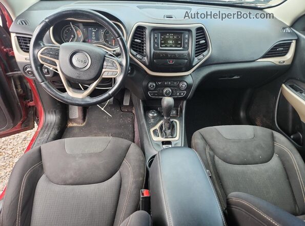 1C4PJMCS4HD238924 2017 JEEP CHEROKEE Red წინა პანელის ხედი