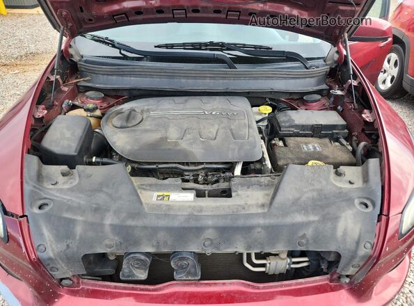 1C4PJMCS4HD238924 2017 JEEP CHEROKEE Red ძრავის განყოფილების ხედი