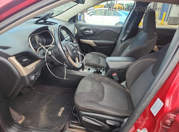 1C4PJMCS4HD238924 2017 JEEP CHEROKEE Red წინა სალონის ხედი