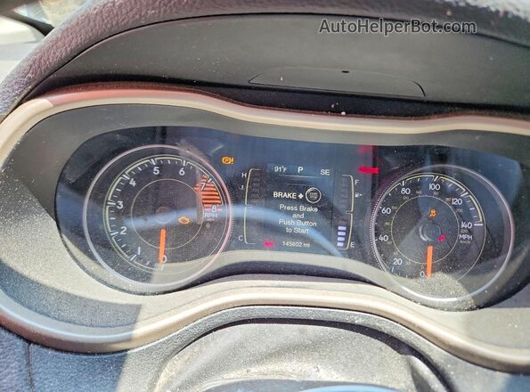1C4PJMCS5GW119055 2016 JEEP CHEROKEE Charcoal Սարքավորումների վահանակի տեսք