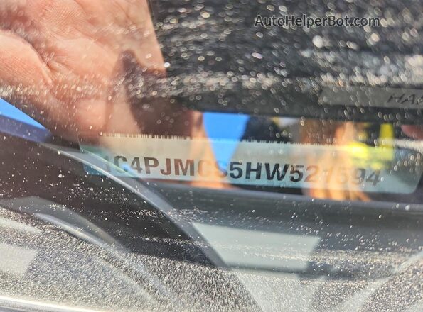 1C4PJMCS5HW521594 2017 JEEP CHEROKEE Белый Вид наклейки с VIN-кодом