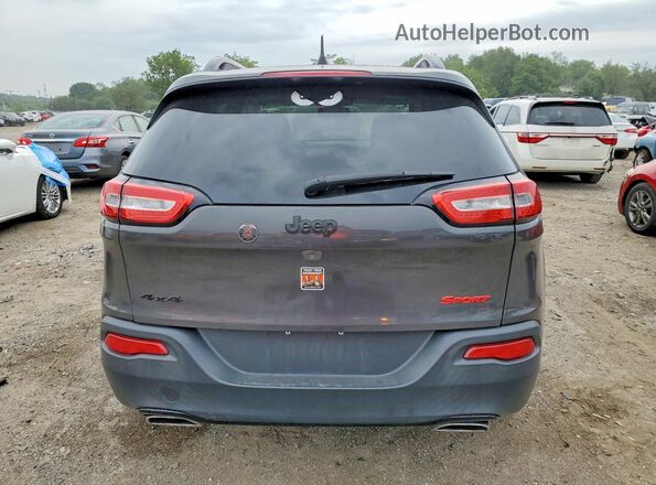 1C4PJMCS6GW117850 2016 JEEP CHEROKEE Charcoal Вид ззаду