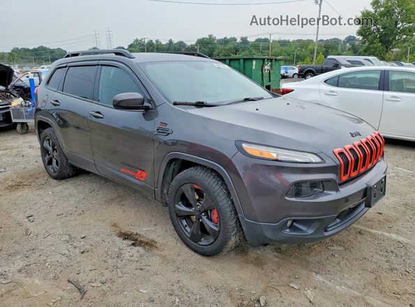 1C4PJMCS6GW117850 2016 JEEP CHEROKEE Charcoal Передня права чверть