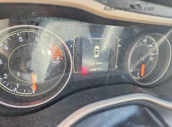 1C4PJMCS6GW124250 2016 JEEP CHEROKEE Серый Вид щитка приборов
