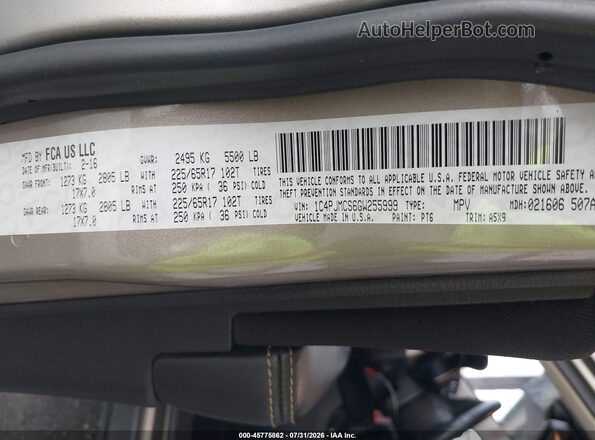 1C4PJMCS6GW255999 2016 JEEP CHEROKEE Champagne Engine compartment view