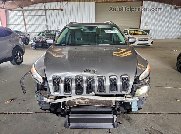 1C4PJMCS6HW616598 2017 JEEP CHEROKEE Silver Front view