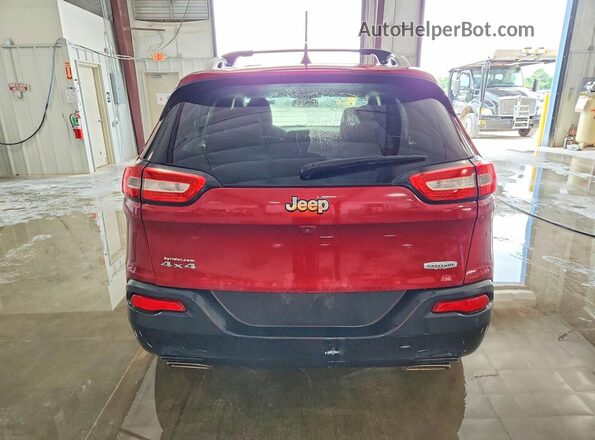 1C4PJMCS9GW111279 2016 JEEP CHEROKEE Burgundy უკანა ხედი