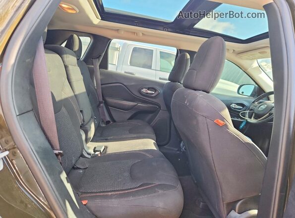 1C4PJMCS9GW309408 2016 JEEP CHEROKEE Green Vista de los asientos traseros