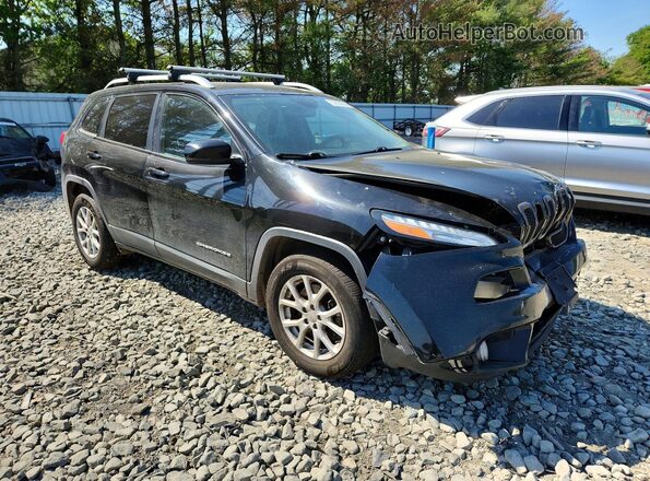 1C4PJMCS9HW636554 2017 JEEP CHEROKEE Black Przód prawy