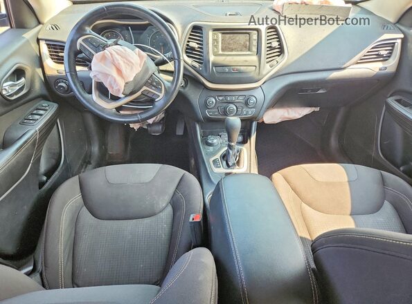 1C4PJMCSXGW368399 2016 JEEP CHEROKEE Black Widok deski rozdzielczej