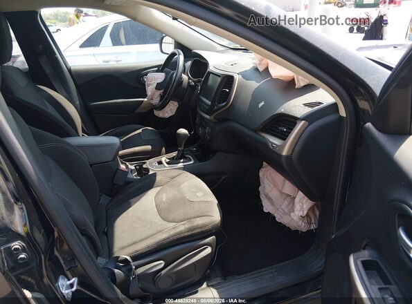 1C4PJMCSXHD217978 2017 JEEP CHEROKEE Black Widok wnętrza z przodu
