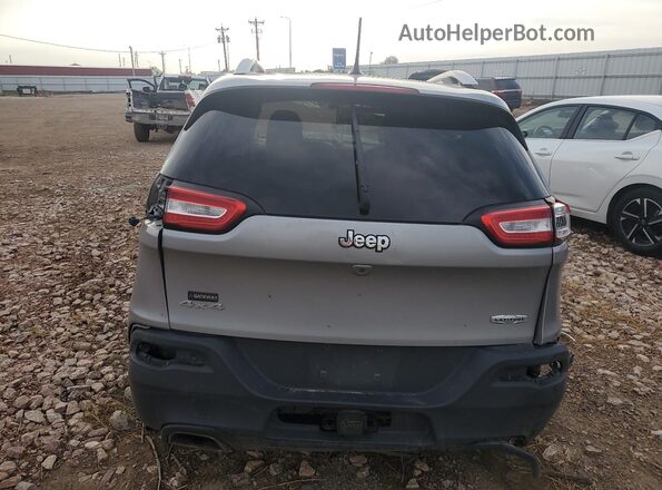 1C4PJMCSXHW574761 2017 JEEP CHEROKEE Silver Հետևի տեսք