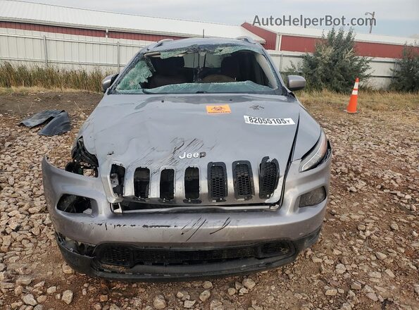 1C4PJMCSXHW574761 2017 JEEP CHEROKEE Silver Դիմացի տեսք