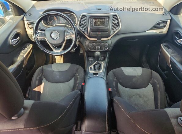 1C4PJMCX0JD548800 2018 JEEP CHEROKEE Blue Vista del salpicadero