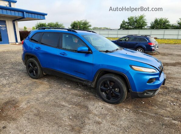 1C4PJMCX0JD548800 2018 JEEP CHEROKEE Blue Delantero derecho