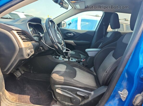 1C4PJMCX0JD548800 2018 JEEP CHEROKEE Blue Vista interior delantera