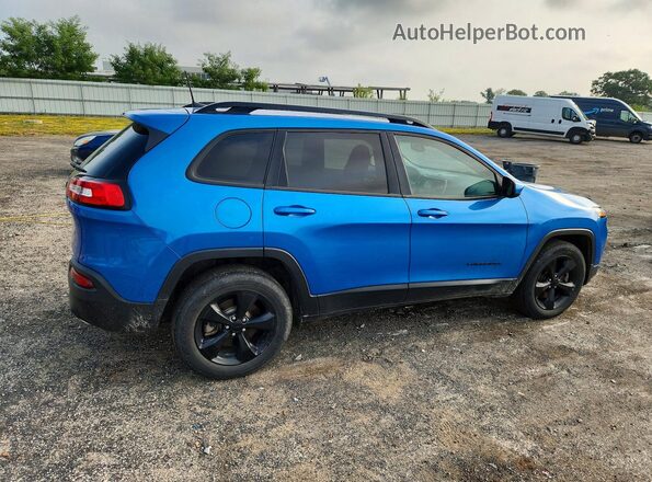 1C4PJMCX0JD548800 2018 JEEP CHEROKEE Blue Trasero derecho