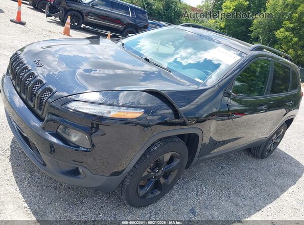 1C4PJMCX2JD522621 2018 JEEP CHEROKEE Black Widok z przodu