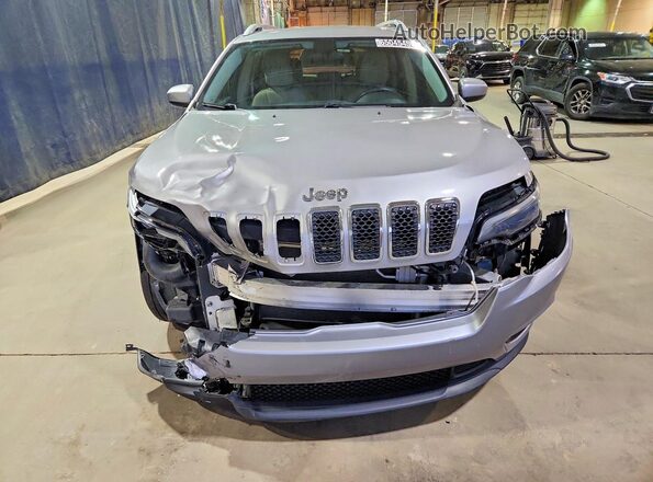1C4PJMCX2KD396942 2019 JEEP CHEROKEE Серебряный Вид спереди